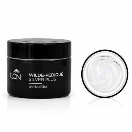 LCN Wilde Pedique Silver Plus Gel Clear 10ml – Professional Toenail Reconstruction Gel