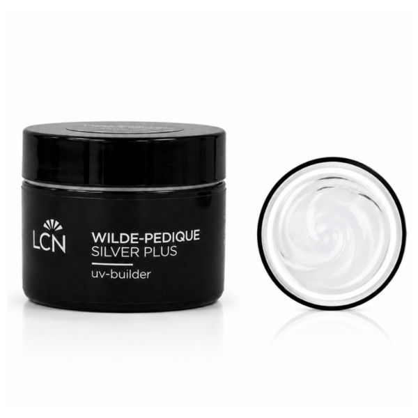 LCN Wilde Pedique Silver Plus Gel Clear 10ml – Professional Toenail Reconstruction Gel