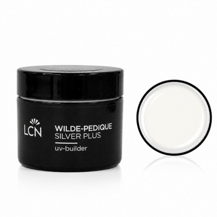 LCN Wilde Pedique Silver Plus Gel Opak 10ml – Professional Toenail Reconstruction Gel