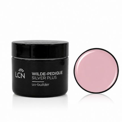 LCN Wilde Pedique Silver Plus Gel Pastel 10ml – Professional Toenail Reconstruction Gel