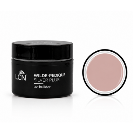 LCN Wilde Pedique Silver Plus Gel Beige 10ml – Professional Toenail Reconstruction Gel