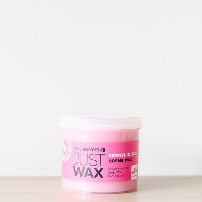 Salon System Just wax Berrylicious Creme strip wax 450g