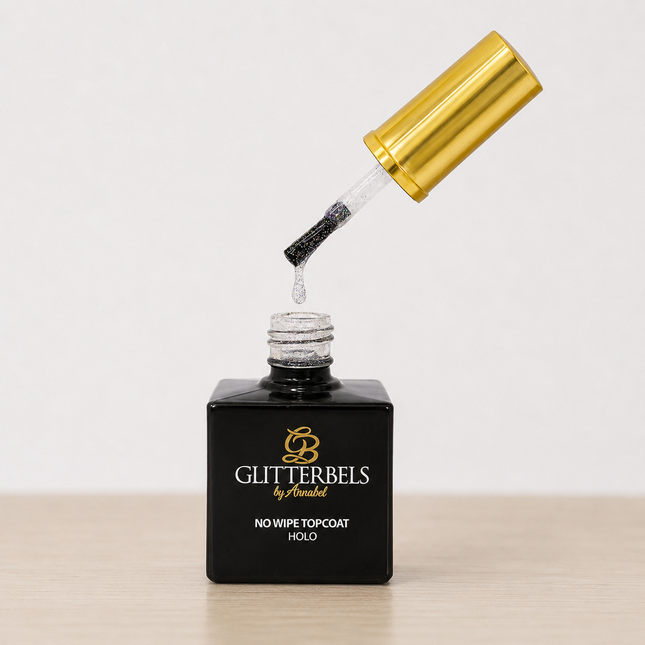 Glitterbels Holo No Wipe Top Coat 17ml