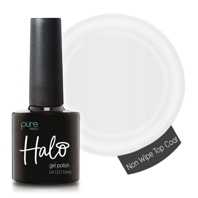 Halo Gel Polish Hema Free Top Coat (Non Wipe) 15ml