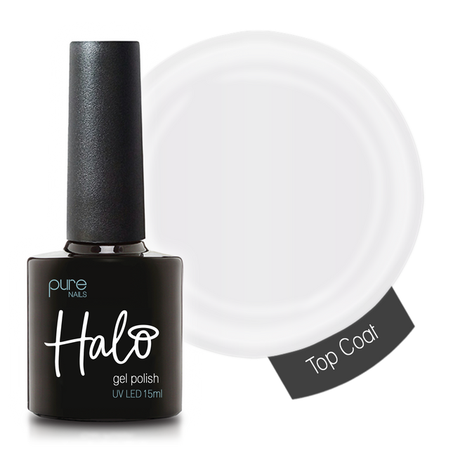 Halo Gel Polish Top Coat (Wipe) 15ml