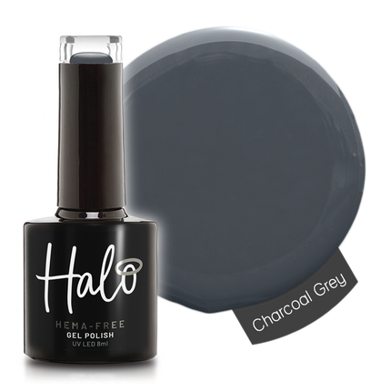 Halo 8ml Gel Polish Charcoal Grey