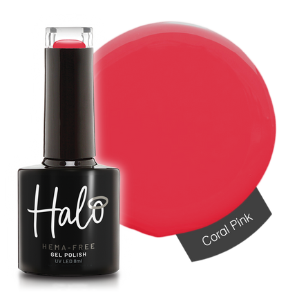Halo 8ml Gel Polish Coral Pink