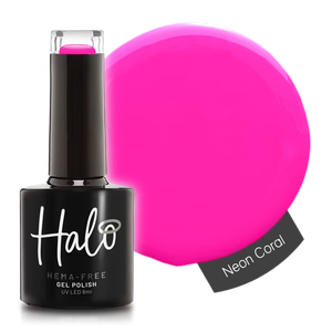 Halo 8ml Gel Polish Neon Coral