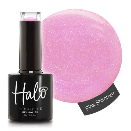 Halo 8ml Gel Polish Pink Shimmer