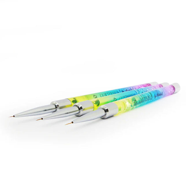 Glitterbels Fine detailer brushes 3PK