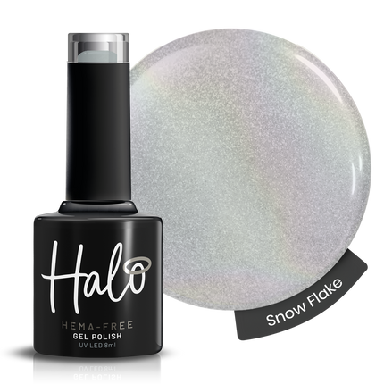 Halo 8ml Gel Polish Snowflake