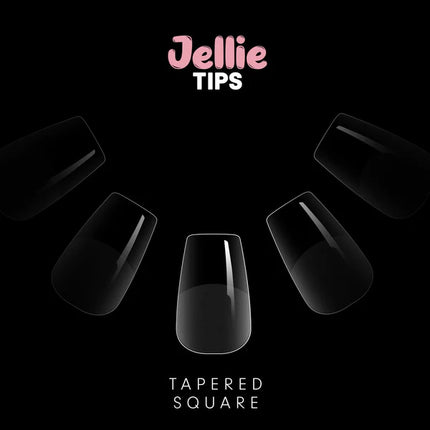Halo Jellie Nail Tips - Tapered Square 120