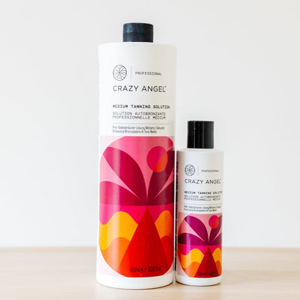 Crazy Angel Professional Medium Tanning Solution 1 Litre