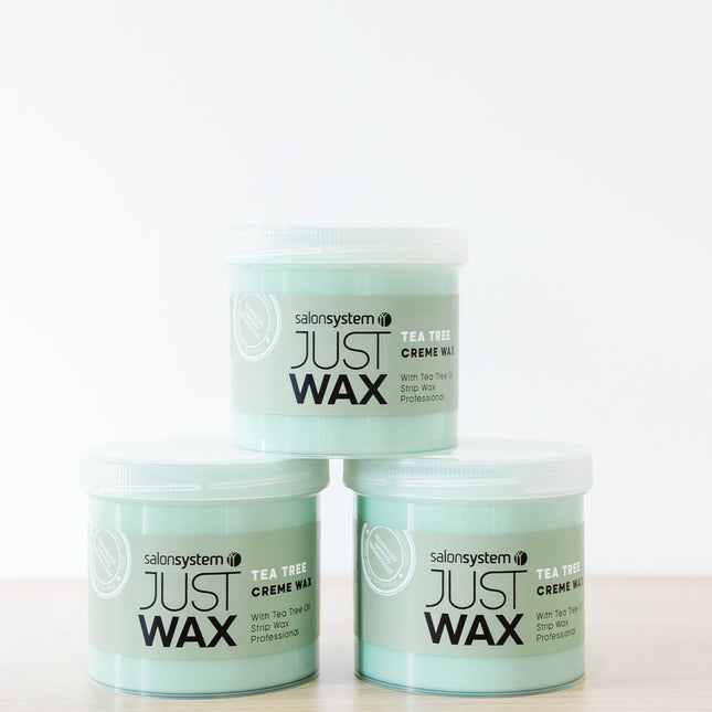 Just Wax Tea Tree Wax 'Save 25%' 3x 450g