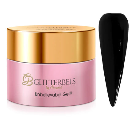 Glitterbels Unbelievable Gel - Black 10ml