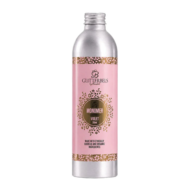 Glitterbels Violet Monomer 250ml